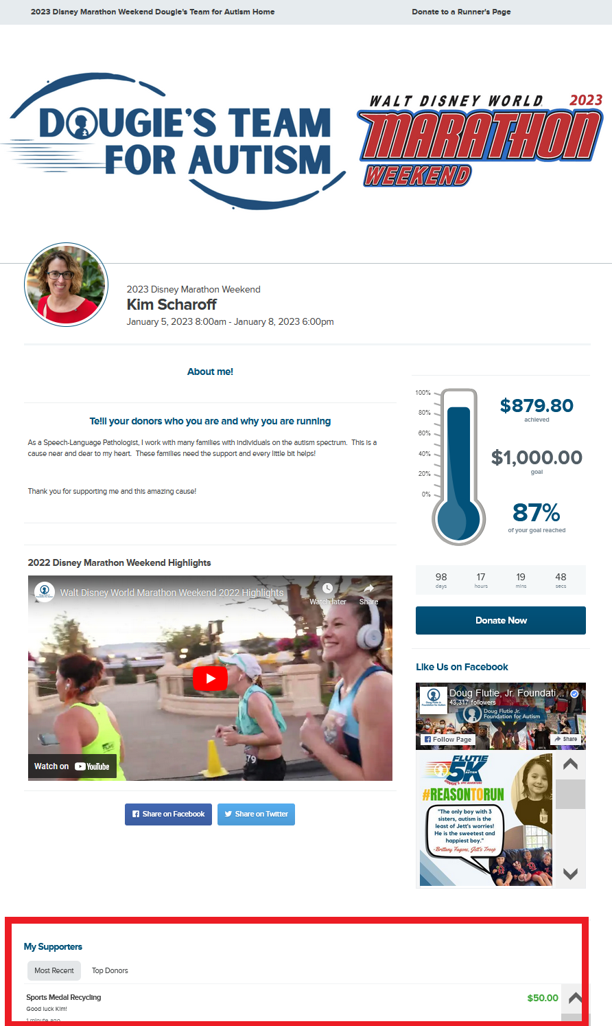 Charitable Donations Made Sports Medal Recycling